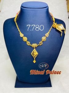Golden Arabic Light Weight Necklace