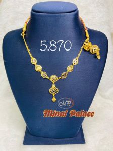 Golden Arabic Light Weight Necklace