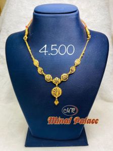 Golden Arabic Light Weight Necklace