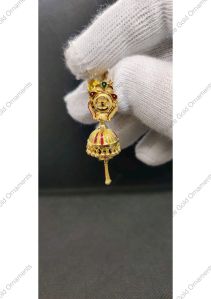 Fancy Gold Jhumka Earrings