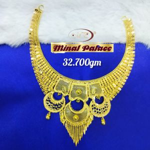 Fancy Gold Short Necklace