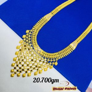 Party Wear Gold Lappa Necklace