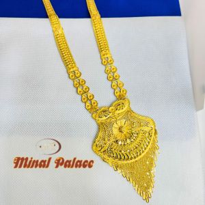 Designer Gold Long Necklace