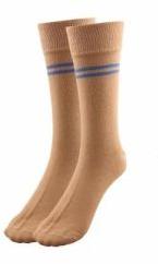 Beige Poddar School Socks