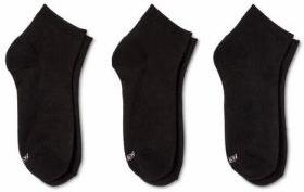 Cotton Black Ankle Length Socks