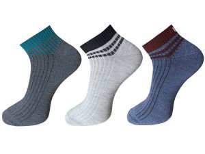 Multicolor Cotton Mens Sports Socks