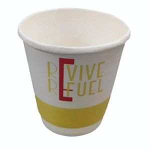 180 ml White Printed Paper Coffee Cups