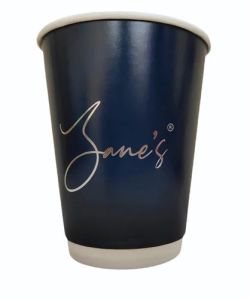 Silver Foiling Printed Paper Coffee Cups