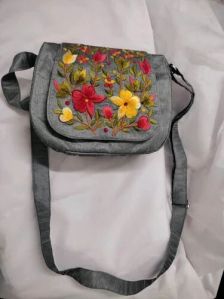 Embroidered Sling Bags