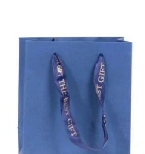 Skyblue Paper Shopping Bags