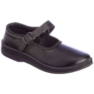 Bata Anisha-M3 Black Girls School Shoes
