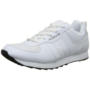 Bata Power 8391004 White Pt Running Sports Shoes