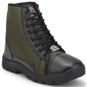 LIBERTY Freedom FOREST-22 Olive Green PVC Sole Defence Jungle Boots