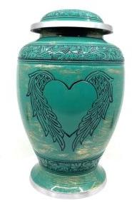 Engraved Round Cremation Urn