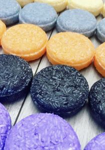 Round Handmade Shampoo Bar