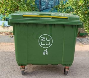 660 Litre Plastic Wheeled Garbage Bin