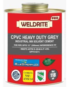 CPVC HEAVY DUTY GRAY INDUSTRIAL SOLVENT CEMENT 989