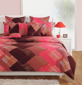 Printed Cotton Double Bed Sheet Set