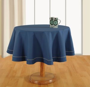 Blue Round Table Cover