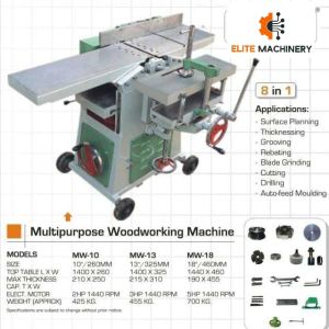 8 in 1 Wood working Machine