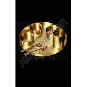 Brass Thali Set