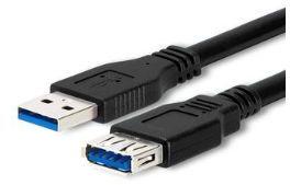 Black USB Extension Cable