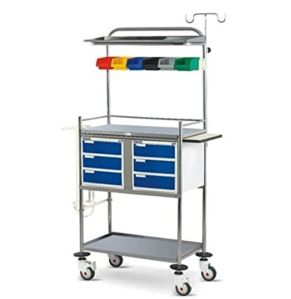 Stainless Steel Crash Cart Trolley