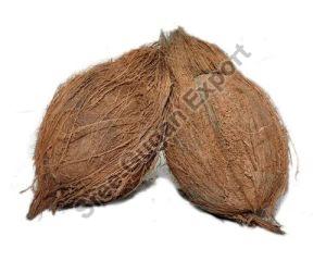 Raw Semi Husked Coconut
