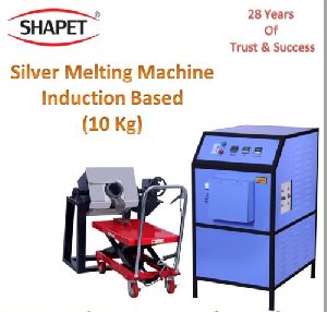 10kg Silver Melting Machine with Tilting Unit