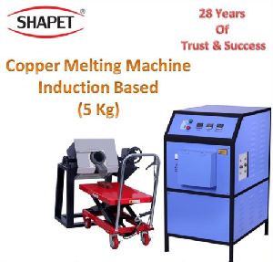 5kg Copper Melting Machine with Tilting Unit