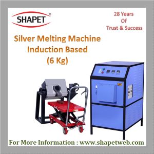 6kg Silver Melting Machine with Tilting Unit