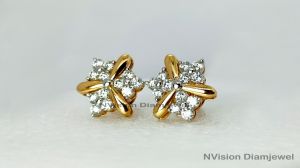 Real Diamond Earring