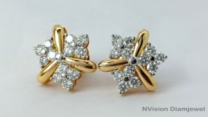 Real Diamond Earring