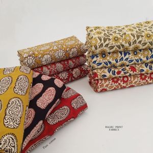 Cotton Hand Block Printed Fabric