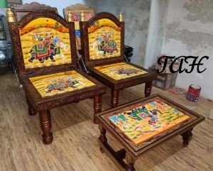 Singhashan Chair hand painted