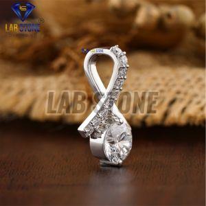 Dazzling Round Cut Diamond White Gold Pendant