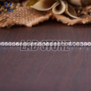 Starshine Round Cut Diamond White Gold Bracelet