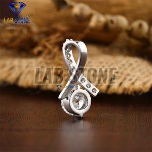 Dazzling Round Cut Diamond White Gold Pendant