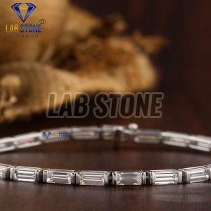 Baguette Cut Diamond White Gold Bracelet