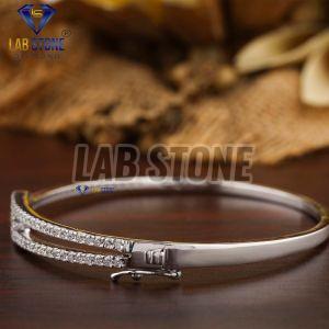 Fancy Round Cut Diamond White Gold Bracelet