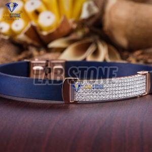 Precious Round Cut Diamond Rose Gold Bracelet