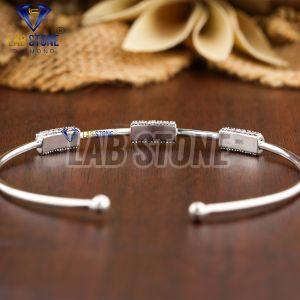 Charming Round Cut Diamond White Gold Bracelet