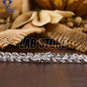 Luxurious Round Cut Diamond White Gold Bracelet