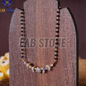 Round & Marquise Cut Diamond Yellow Gold Pendant