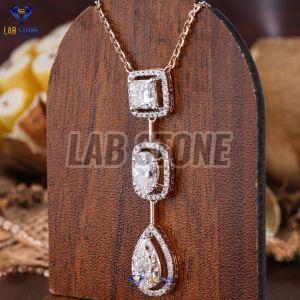 Breathtaking Diamond and Rose Gold Pendant