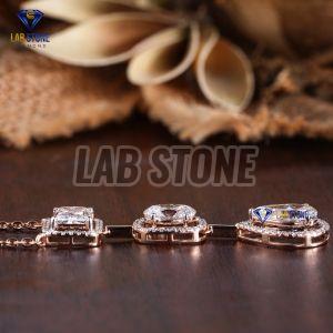 Breathtaking Diamond and Rose Gold Pendant