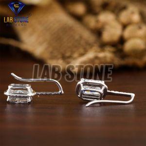 Round & Radiant Cut Diamond White Gold Drop and Dangle Earring