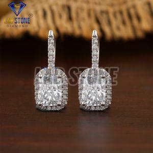 Round & Radiant Cut Diamond White Gold Drop and Dangle Earring