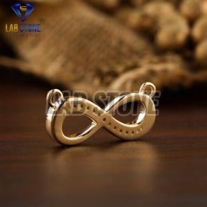 Round Cut Diamond Yellow Gold Pendant
