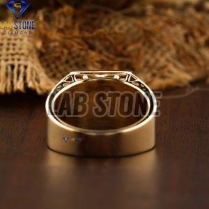 2.24 TDW Princess and Round Cut Diamond Yellow Gold Ring